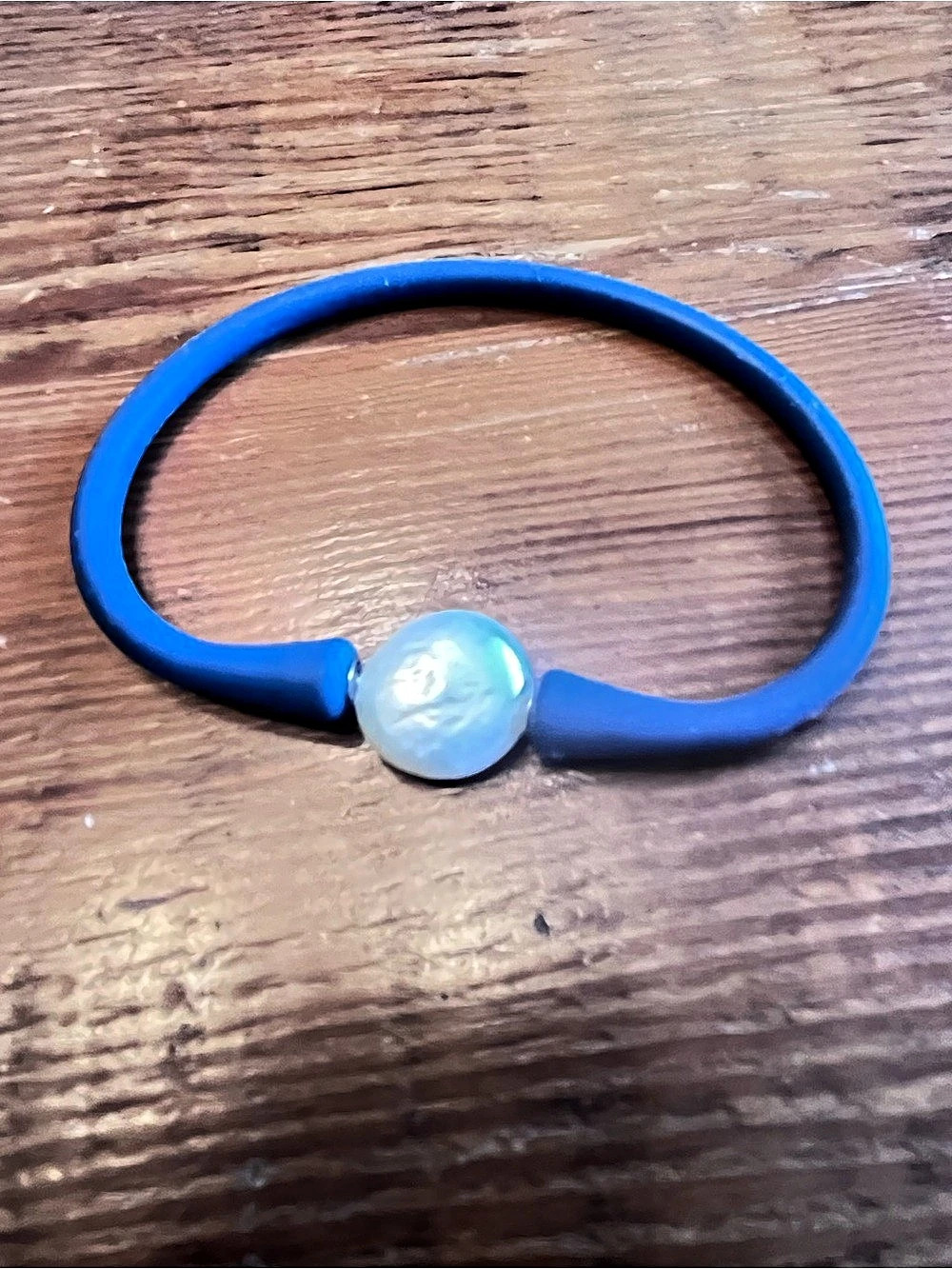 Blue Lokai Bracelet Blue & Freshwater Pearl Bracelet
